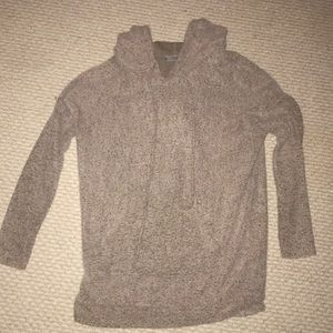 Oversized sweater w/ hood